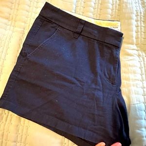 EUC JCrew Women’s navy shorts, size 10